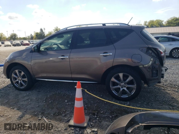 2014 Nissan Murano LE with VIN JN8AZ1MW0EW500358, listed as a Copart auction lot 72076604 with 163,633 mi miles and Salvage Title. Bid and sale history available at carsss.com. Image 2.