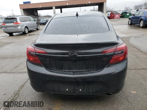 2014 Buick Regal Premium II with VIN 2G4GR5GX4E9308785, listed as a Copart auction lot 44033325 with 117,909 mi miles and Salvage Title. Bid and sale history available at carsss.com. Image 6.
