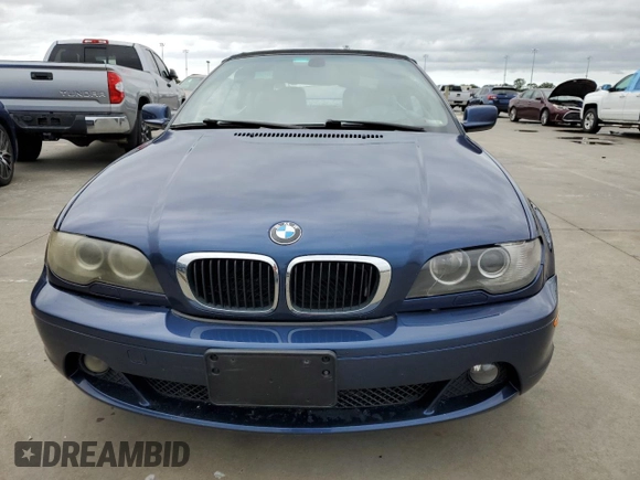 2005 BMW 3 Series 325Ci with VIN WBABW33435PL38849, listed as a Copart auction lot 74263214 with Not Provided miles and Salvage Title. Bid and sale history available at DreamBid. Image 5.