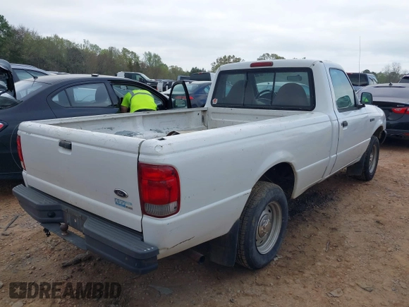 2000 Ford Ranger XL with VIN 1FTYR10C8YTA95720, listed as a IAAI auction lot 41922725 with 243,911 mi miles. Bid and sale history available at carsss.com. Image 4.