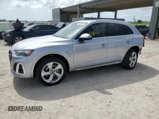 2023 Audi Q5 S line Prestige z VIN WA1FAAFY7P2061803, wystawiony jako Copart lot #59907565 z przebiegiem 14 614 mil mil oraz Szkoda całkowita • Salvage title. Historia ofert i sprzedaży dostępna na DreamBid. Obrazek 1.