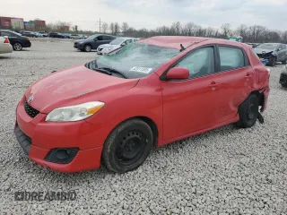 2010 Toyota Matrix with VIN 2T1KU4EE6AC263402, listed as a Copart auction lot 52811555 with 0 mi miles and Salvage Title. Bid and sale history available at carsss.com. Image 1.