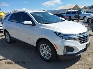 2022 Chevrolet Equinox LT with VIN 3GNAXKEV1NL303872, listed as a IAAI auction lot 41939671 with 39,729 mi miles and . Bid and sale history available at DreamBid. Image 1.