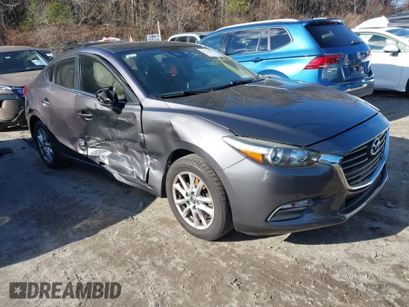 2018 Mazda 3 Sport with VIN 3MZBN1U72JM203846, listed as a IAAI auction lot 41246046 with Not Provided miles and . Bid and sale history available at DreamBid. Image 1.