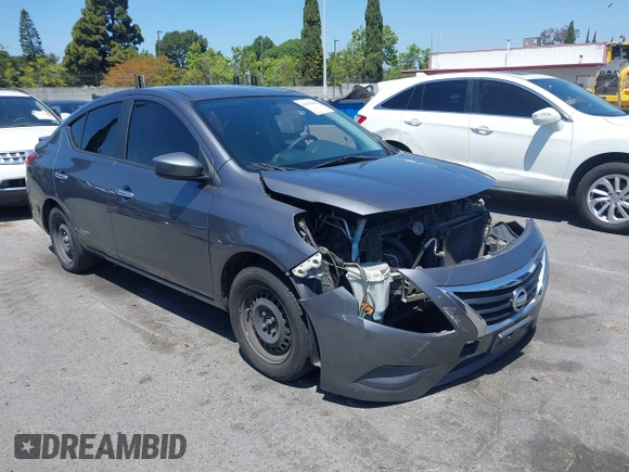 2016 Nissan Versa S Plus with VIN 3N1CN7APXGL857803, listed as a IAAI auction lot 42139436 with 187,251 mi miles. Bid and sale history available at carsss.com. Image 1.