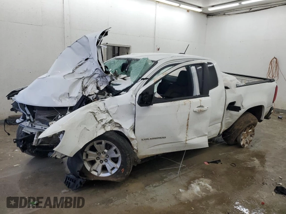 2021 Chevrolet Colorado 2WD LT with VIN 1GCHSCEA1M1282973, listed as a Copart auction lot 46109435 with Not provided miles and Salvage title. Bid and sale history available at DreamBid. Image 1.