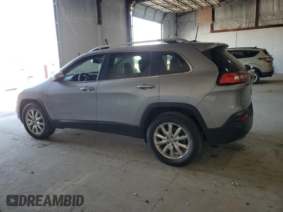 2017 Jeep Cherokee Limited with VIN 1C4PJMDB4HW543326, listed as a Copart auction lot 46492365 with 121,668 mi miles and Salvage title. Bid and sale history available at DreamBid. Image 2.