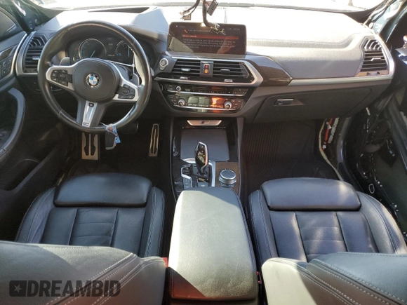 2019 BMW X3 M40i with VIN 5UXTS3C54K0Z09005, listed as a Copart auction lot 87682015 with Not Provided miles and Salvage Title. Bid and sale history available at DreamBid. Image 8.