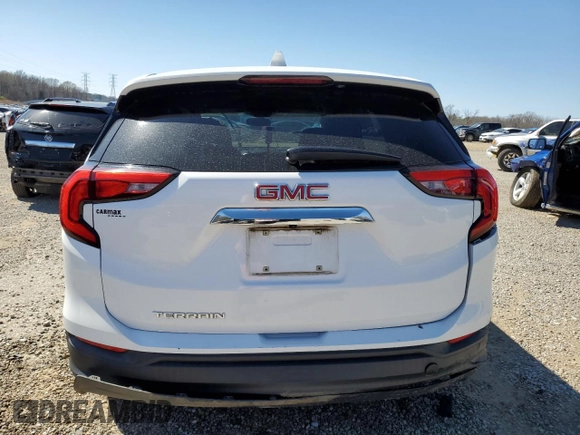 2018 GMC Terrain SLE with VIN 3GKALMEV7JL250058, listed as a Copart auction lot 49461695 with 79,956 mi miles and Salvage Title. Bid and sale history available at carsss.com. Image 6.