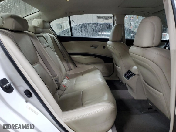 2014 Acura RLX Tech Pkg with VIN JH4KC1F58EC007386, listed as a Copart auction lot 85366634 with 124,832 mi miles and Salvage Title. Bid and sale history available at carsss.com. Image 10.