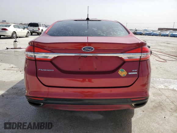 2017 Ford Fusion SE with VIN 3FA6P0H90HR206204, listed as a Copart auction lot 48361215 with 116,677 mi miles and Salvage Title. Bid and sale history available at DreamBid. Image 6.