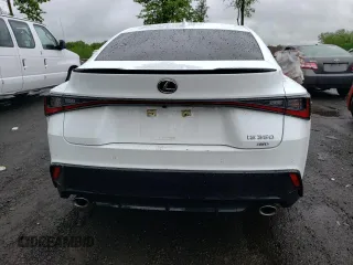 2023 Lexus IS with VIN JTHGZ1E23P5029511, listed as a Copart auction lot 54888704 with 9,580 mi miles and Salvage Title. Bid and sale history available at carsss.com. Image 6.