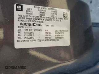 2011 Chevrolet Silverado 1500 LT with VIN 1GCRCSEA1BZ217437, listed as a Copart auction lot 42629445 with 142,238 mi miles and Salvage Title. Bid and sale history available at DreamBid. Image 12.
