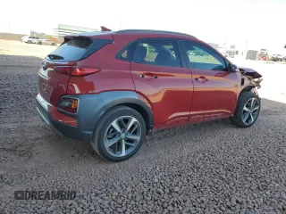 2021 Hyundai Kona Ultimate with VIN KM8K53A55MU652337, listed as a Copart auction lot 83466344 with 53,393 mi miles and Salvage Title. Bid and sale history available at carsss.com. Image 3.