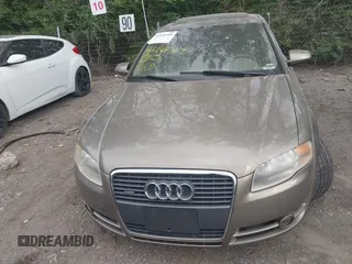 2006 Audi A4 2.0T with VIN WAUDF78E16A015762, listed as a IAAI auction lot 42144369 with 107,403 mi miles. Bid and sale history available at carsss.com. Image 6.