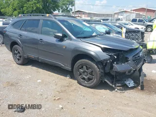 2022 Subaru Outback Wilderness with VIN 4S4BTGUD0N3135843, listed as a IAAI auction lot 42572472 with 67,596 mi miles and . Bid and sale history available at DreamBid. Image 1.
