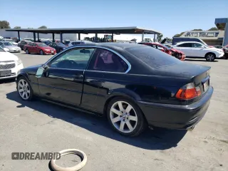2001 BMW 3 Series 325Ci with VIN WBABN334X1JW49159, listed as a Copart auction lot 67799724 with 215,468 mi miles and Salvage Title. Bid and sale history available at carsss.com. Image 2.