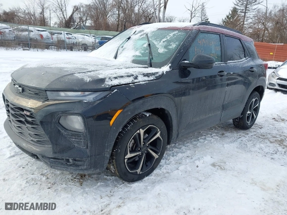 2021 Chevrolet TrailBlazer RS with VIN KL79MUSL3MB115662, listed as a IAAI auction lot 41336165 with 82,968 mi miles. Bid and sale history available at carsss.com. Image 17.