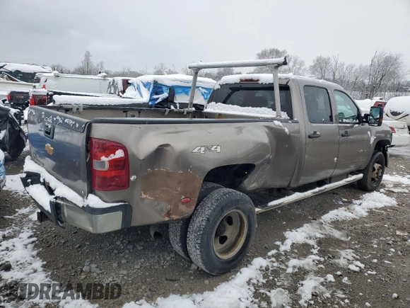 2012 Chevrolet Silverado 3500HD Work Truck with VIN 1GC4KZC87CF203101, listed as a Copart auction lot 45590425 with 317,433 mi miles and Salvage Title. Bid and sale history available at carsss.com. Image 3.