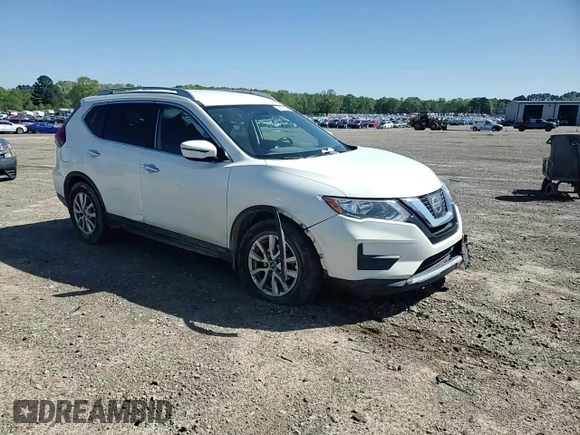 2017 Nissan Rogue SV with VIN 5N1AT2MT2HC887215, listed as a Copart auction lot 52253345 with 80,500 mi miles and Salvage Title. Bid and sale history available at carsss.com. Image 11.