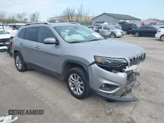 2019 Jeep Cherokee Latitude with VIN 1C4PJLCB6KD159997, listed as a IAAI auction lot 42102904 with 72,064 mi miles and . Bid and sale history available at carsss.com. Image 1.