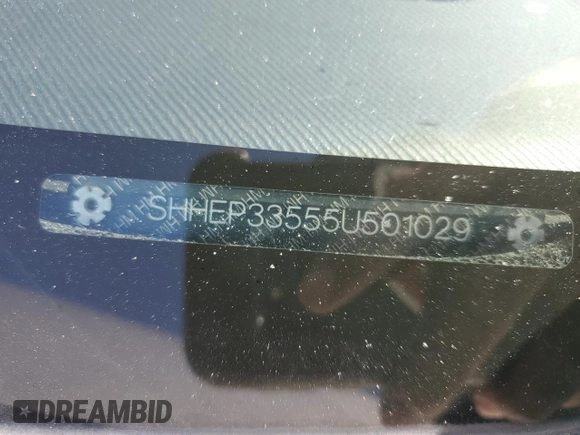 2005 Honda Civic Si with VIN SHHEP33555U501029, listed as a Copart auction lot 49249275 with 207,910 mi miles and Salvage Title. Bid and sale history available at DreamBid. Image 13.