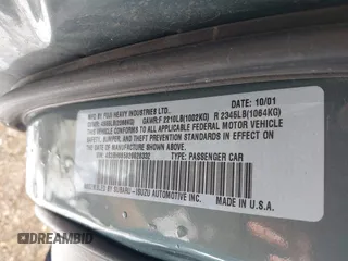 2002 Subaru Legacy Outback z VIN 4S3BH665926626332, wystawiony jako IAAI lot #40805037 z przebiegiem 199 652 mil mil oraz . Historia ofert i sprzedaży dostępna na DreamBid. Obrazek 9.