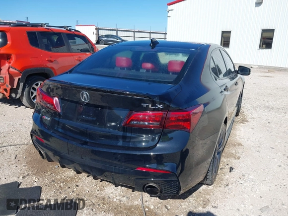2018 Acura TLX w/A-SPEC Pkg with VIN 19UUB2F69JA011403, listed as a IAAI auction lot 41839614 with 112,160 mi miles and . Bid and sale history available at DreamBid. Image 4.