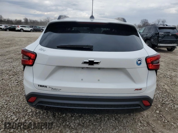 2024 Chevrolet Trax 2RS with VIN KL77LJE23RC158802, listed as a Copart auction lot 50346865 with 11,605 mi miles and Salvage Title. Bid and sale history available at DreamBid. Image 6.