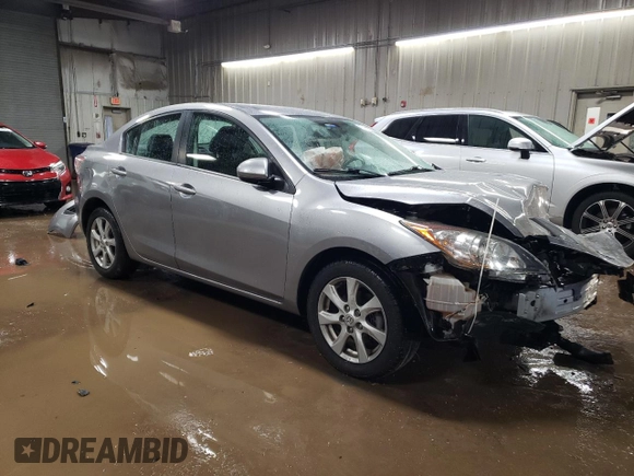 2010 Mazda 3 i SV with VIN JM1BL1SF1A1183461, listed as a Copart auction lot 49660375 with 88,446 mi miles and Salvage Title. Bid and sale history available at DreamBid. Image 4.