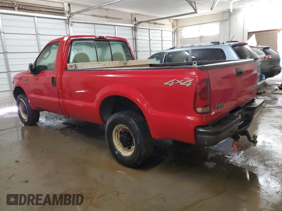 2004 Ford F-250 with VIN 1FTNF21S34EA70410, listed as a Copart auction lot 76606214 with Not provided miles and Salvage title. Bid and sale history available at DreamBid. Image 2.