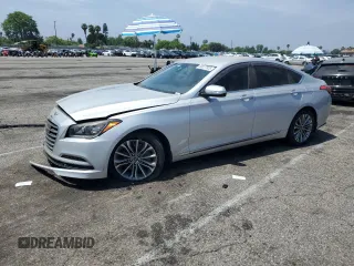 2017 Genesis G80 3.8L z VIN KMHGN4JE3HU195027, wystawiony jako Copart lot #60077925 z przebiegiem 74 970 mil mil oraz Szkoda całkowita • Salvage title. Historia ofert i sprzedaży dostępna na DreamBid. Obrazek 1.