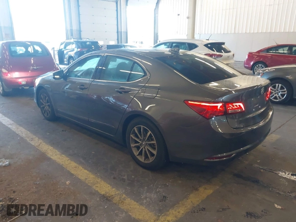 2020 Acura TLX with VIN 19UUB1F37LA006946, listed as a IAAI auction lot 40681393 with 65,754 mi miles. Bid and sale history available at carsss.com. Image 3.