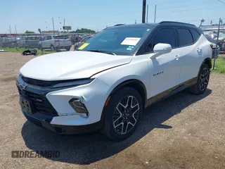 2024 Chevrolet Blazer RS with VIN 3GNKBERS5RS180321, listed as a IAAI auction lot 42259552 with 21,356 mi miles and . Bid and sale history available at DreamBid. Image 2.