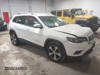 2019 Jeep Cherokee Limited with VIN 1C4PJMDXXKD258242, listed as a IAAI auction lot 41837501 with 81,156 mi miles. Bid and sale history available at carsss.com. Image 1.