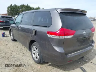 2012 Toyota Sienna with VIN 5TDKA3DC9CS011298, listed as a IAAI auction lot 41843980 with 158,787 mi miles and . Bid and sale history available at DreamBid. Image 3.