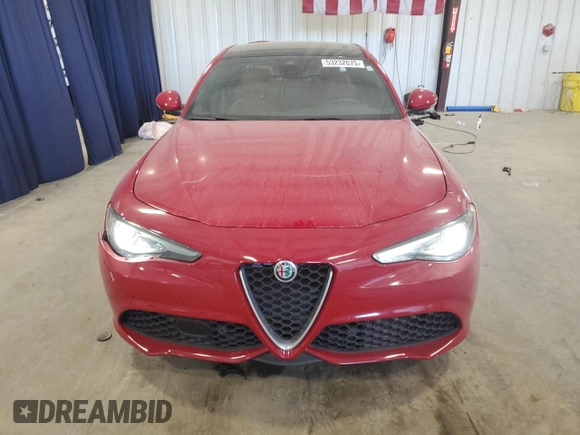 2022 Alfa Romeo Giulia Veloce with VIN ZARFAMBN7N7655042, listed as a Copart auction lot 53232075 with 20,975 mi miles and Salvage title. Bid and sale history available at DreamBid. Image 5.