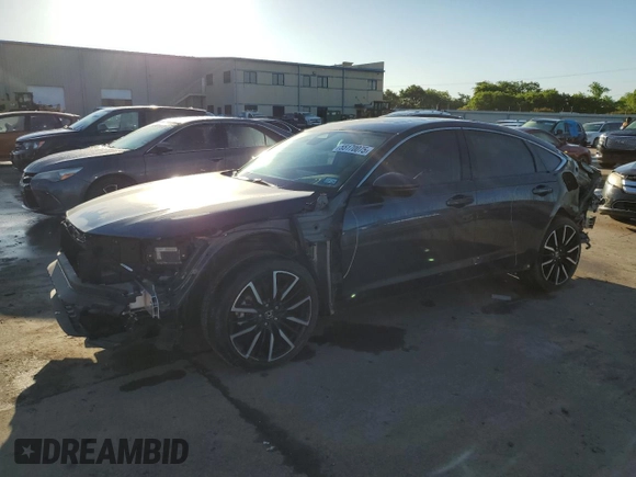 2023 Honda Accord Touring z VIN 1HGCY2F8XPA017103, wystawiony jako Copart lot #55170075 z przebiegiem 20 130 mil mil oraz Szkoda całkowita • Salvage title. Historia ofert i sprzedaży dostępna na DreamBid. Obrazek 1.