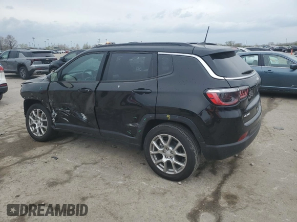 2024 Jeep Compass Latitude Lux with VIN 3C4NJDFN7RT121993, listed as a Copart auction lot 51472985 with 8,457 mi miles and Salvage title. Bid and sale history available at DreamBid. Image 2.