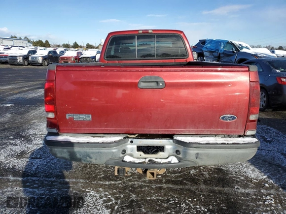 2001 Ford Super Duty F-250 XL with VIN 1FTNX21FX1EC78117, listed as a Copart auction lot 84165814 with 309,058 mi miles and Salvage Title. Bid and sale history available at carsss.com. Image 6.