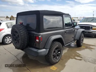 2021 Jeep Wrangler Sport with VIN 1C4GJXAG0MW571359, listed as a Copart auction lot 75189354 with 35,129 mi miles and Non Repairable. Bid and sale history available at DreamBid. Image 3.