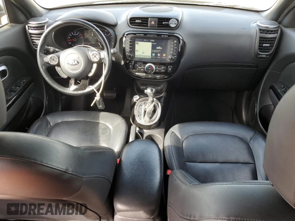 2015 Kia Soul + with VIN KNDJX3A58F7157612, listed as a Copart auction lot 52636145 with 132,897 mi miles and Salvage Title. Bid and sale history available at DreamBid. Image 8.