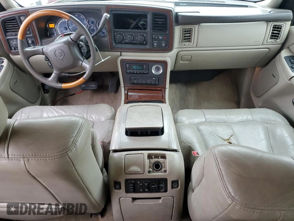 2002 Cadillac Escalade with VIN 1GYEK63N22R155121, listed as a Copart auction lot 59901375 with 159,412 mi miles and Salvage title. Bid and sale history available at DreamBid. Image 8.