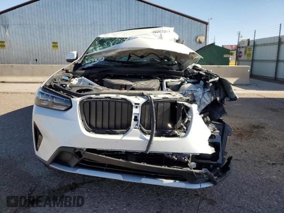 2024 BMW X4 xDrive30i with VIN 5UX33DT04R9W98594, listed as a Copart auction lot 57253885 with Not provided miles and Non repairable. Bid and sale history available at DreamBid. Image 5.