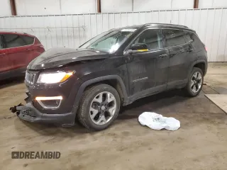 2020 Jeep Compass Limited with VIN 3C4NJDCB8LT128226, listed as a Copart auction lot 44356305 with 41,142 mi miles and Non Repairable. Bid and sale history available at carsss.com. Image 1.