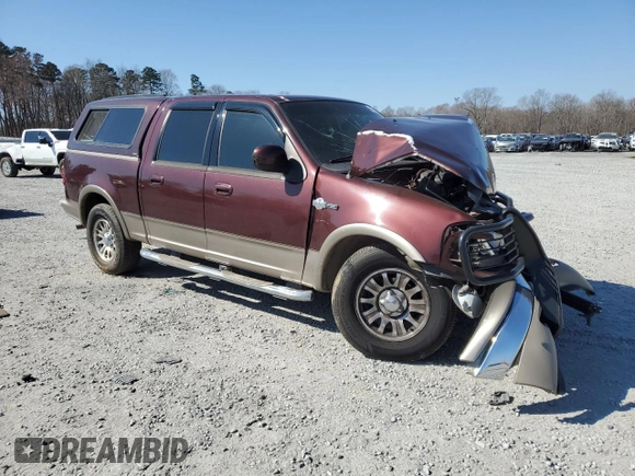 2003 Ford F-150 XLT with VIN 1FTRW07L73KD27414, listed as a Copart auction lot 46600145 with Not Provided miles and Salvage Title. Bid and sale history available at carsss.com. Image 4.