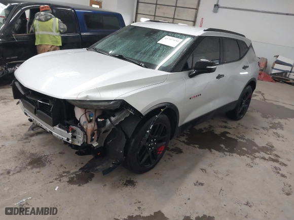 2020 Chevrolet Blazer LT with VIN 3GNKBJRS9LS624655, listed as a IAAI auction lot 41707430 with 99,335 mi miles. Bid and sale history available at carsss.com. Image 17.