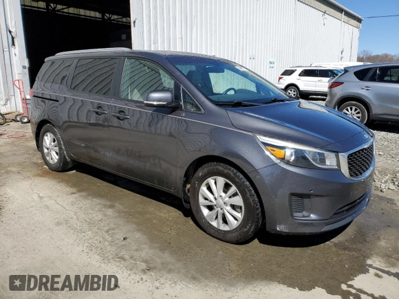 2017 Kia Sedona LX with VIN KNDMB5C17H6328134, listed as a Copart auction lot 49060775 with 145,592 mi miles and Salvage Title. Bid and sale history available at DreamBid. Image 4.