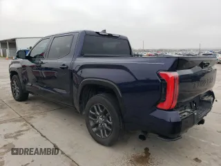 2023 Toyota Tundra 2WD Platinum with VIN 5TFNA5ABXPX029779, listed as a Copart auction lot 44708015 with 25,718 mi miles and Salvage Title. Bid and sale history available at carsss.com. Image 2.