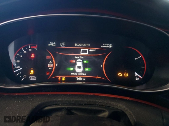 2014 Dodge Dart Aero with VIN 1C3CDFDH5ED794583, listed as a Copart auction lot 88529155 with 67,387 mi miles and Salvage Title. Bid and sale history available at carsss.com. Image 9.